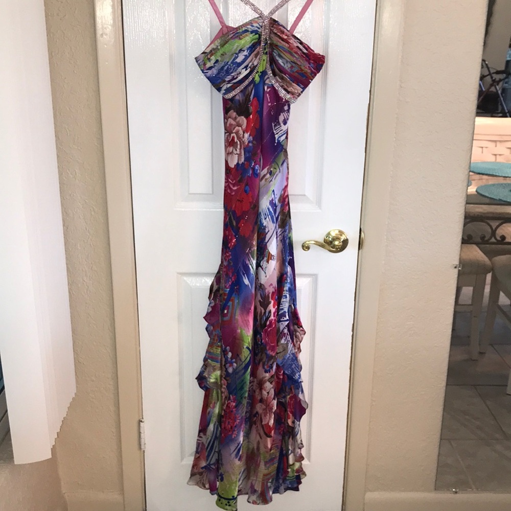 Cache print gown